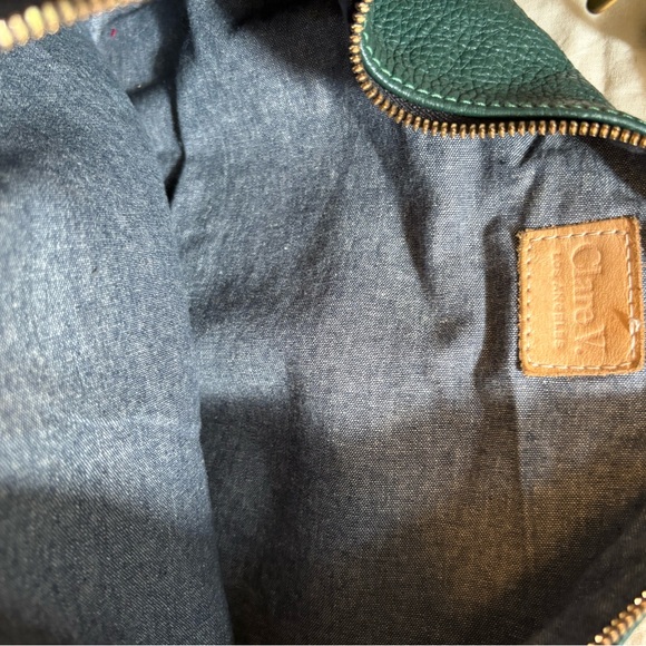 Clare V green moyen messenger bag - Picture 7 of 8